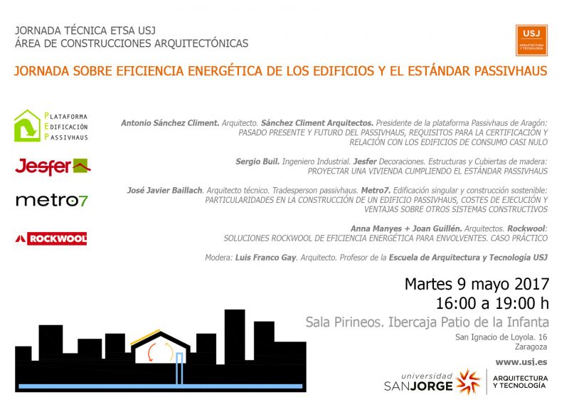 Jornada técnica ETSA USJ área de construcciones arquitectónicas